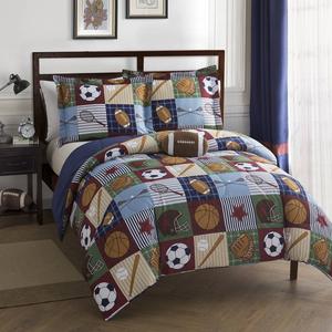 Alex & Bella Team Sport Microfiber Comforter Bedding Set