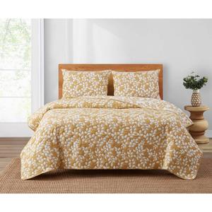 Cedar Court Camden Leaf Reversible 3pc. Quilt Set