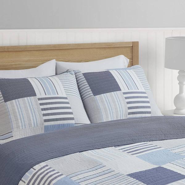 Design Studio Lido Patch Cotton Reversible 3pc. Quilt Set alternate view
