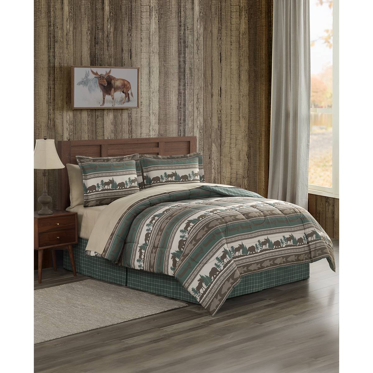 Cedar Court Mountainside Reversible Comforter Bedding Set