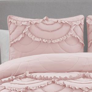 Design Studio Scallop Ruffle Garment Washed 3pc. Quilt Set alternate view
