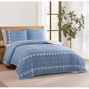 Design Studio Pasadena Medallion Reversible 3pc. Quilt Set