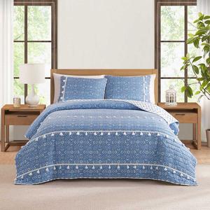 Design Studio Pasadena Medallion Reversible 3pc. Quilt Set alternate view