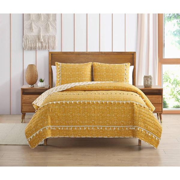 Design Studio Pasadena Medallion Quilt 3pc. Bedding Set