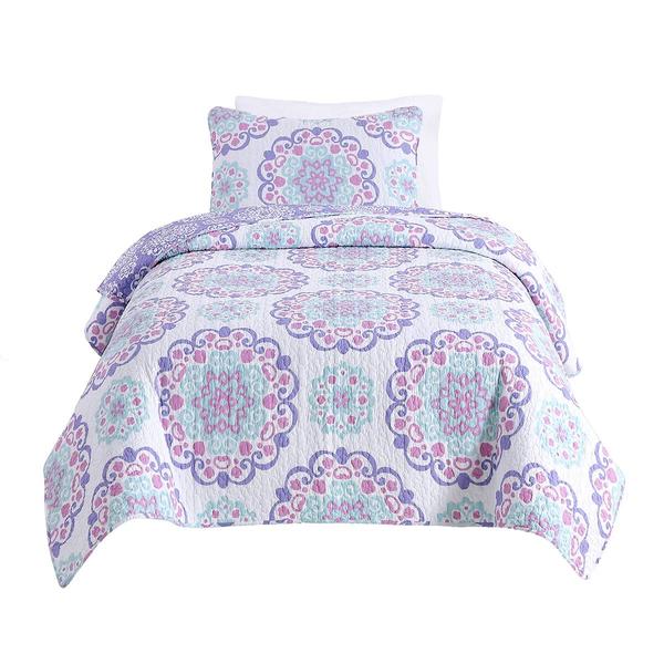 Alex & Bella Vivian Floral Medallion Quilt Bedding Set alternate view