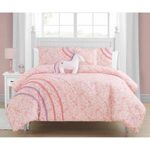 Alex & Bella Rainbow Ruffle Microfiber Comforter Bedding Set alternate view