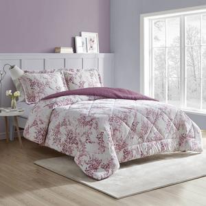 Cedar Court Sicilly 3pc. Ultra Polyester Reversible Comforter Set