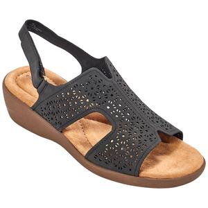Womens Easy Spirit Slingback Wedge Sandals