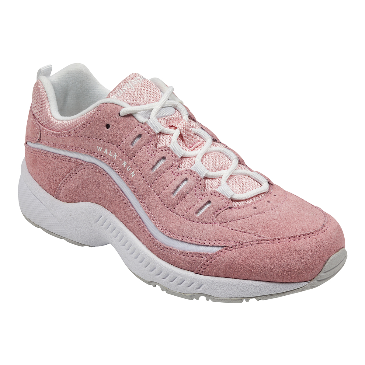 Womens Easy Spirit Romy Leather Athletic Sneakers