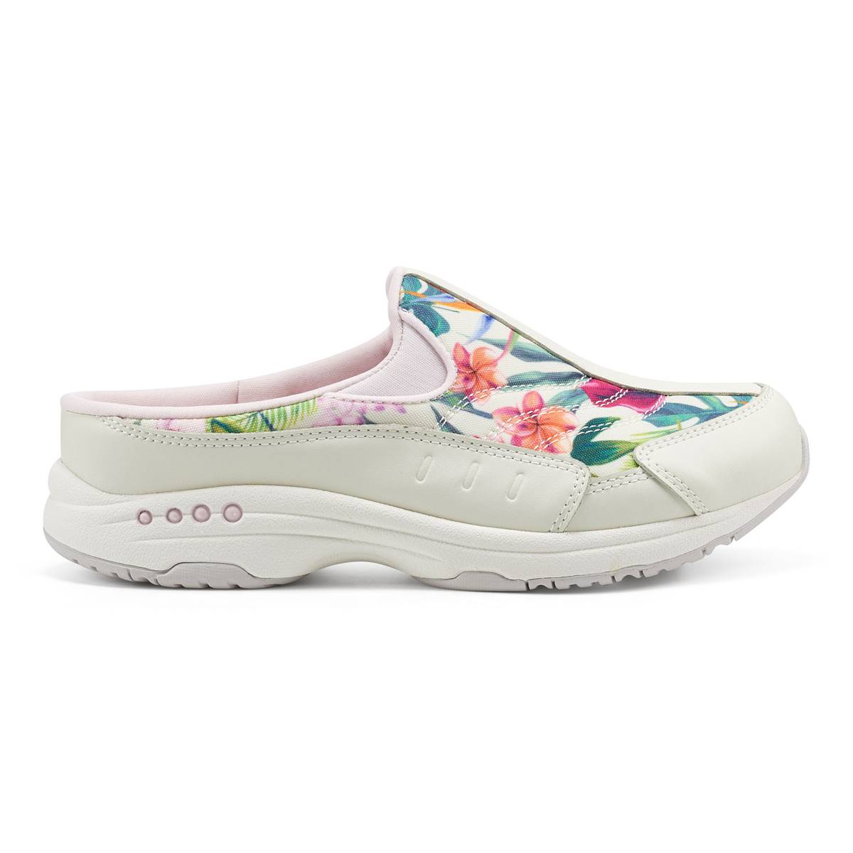 Womens Easy Spirit Traveltime Floral Clogs