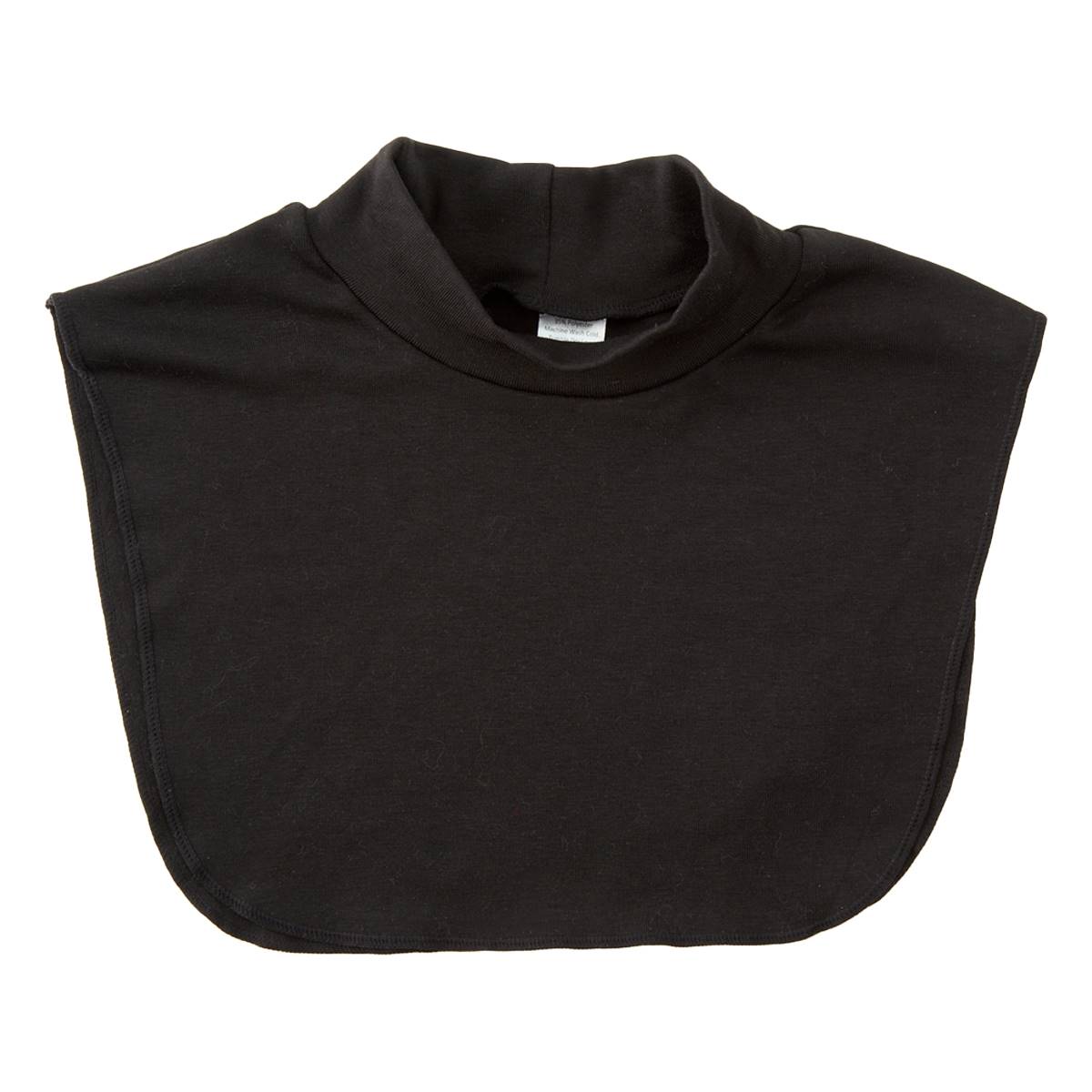 Womens Solid Knit Dickie Mock Neck Top
