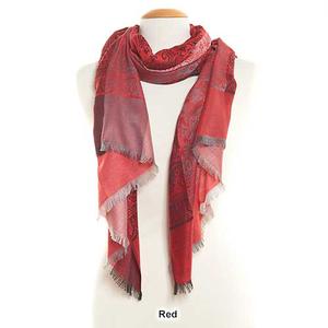 Womens Color Block Pashmina Style Scarf alternate view