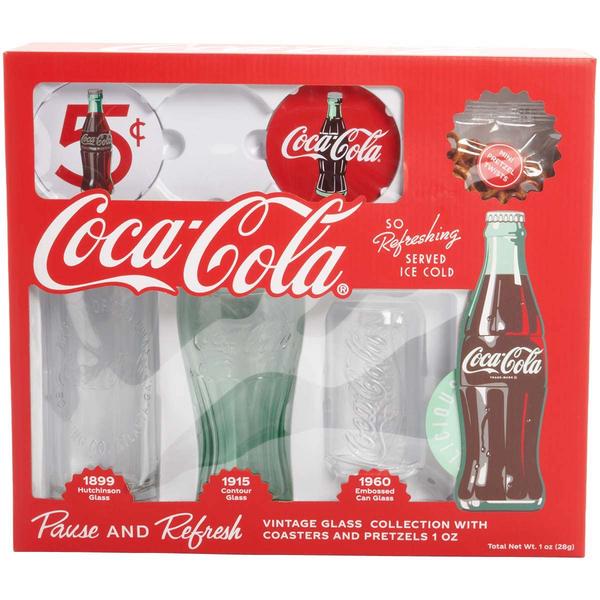 Marketplace Coca Cola(R) Vintage Glass Gift Set