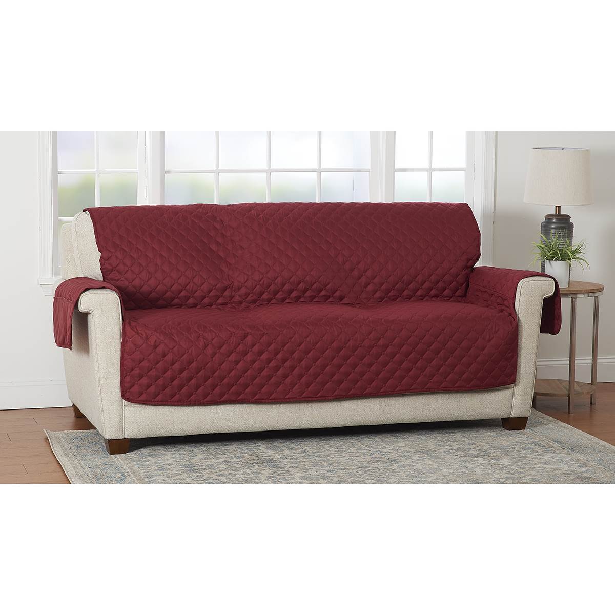 Teflon(tm) Furniture Sofa Protector - Merlot