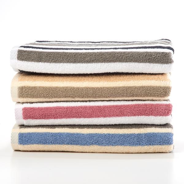Soft Embrace Stripe Bath Towel Collection alternate view