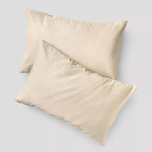 Shuteye Supply Beautifully Crinkled Cotton Linen Pillow Cases alternate view