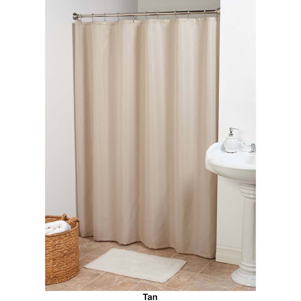 Clorox Fabric Shower Curtain