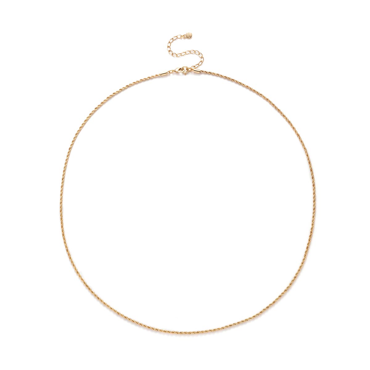 Roman Gold-Tone Rope Chain Necklace