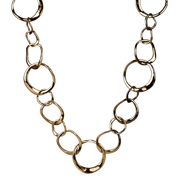 Bella Uno Hammered Link Necklace