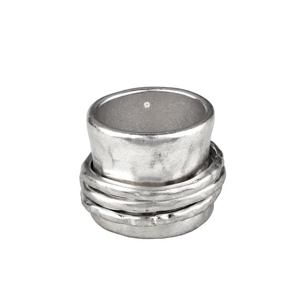 Roman Bella Uno Silver-Tone Ring