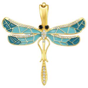 Wearable Art Aqua Dragonfly Enhancer