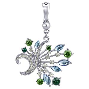 Wearable Art Blue Green Multi-Stone Enhancer