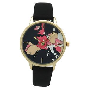 Womens Olivia Pratt European Map Watch -16624BLACK