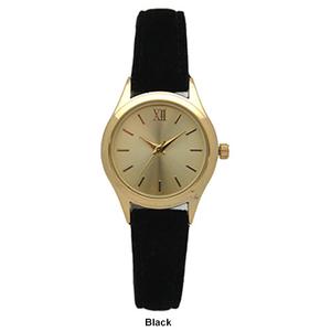 Womens Olivia Pratt Skinny Velvet Strap Watch - 17439 alternate view