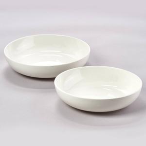 Famous Brand Set of 2 Ceramic Serving Bowls