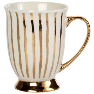 Famous Brand Striped Ceramic Mug