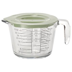 Famous Brand Glass Measure Cup with Lid alternate view
