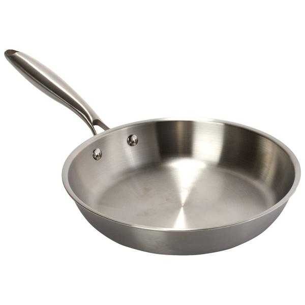 Bombay 10in. Round Tri-Ply Stainless Steel Fry Pan