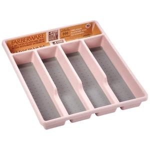 Famous Brand 5 Section Wheat Straw Flatware Organizer alternate view
