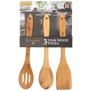 Famous Brand Teak Wood Tools - Set of 3