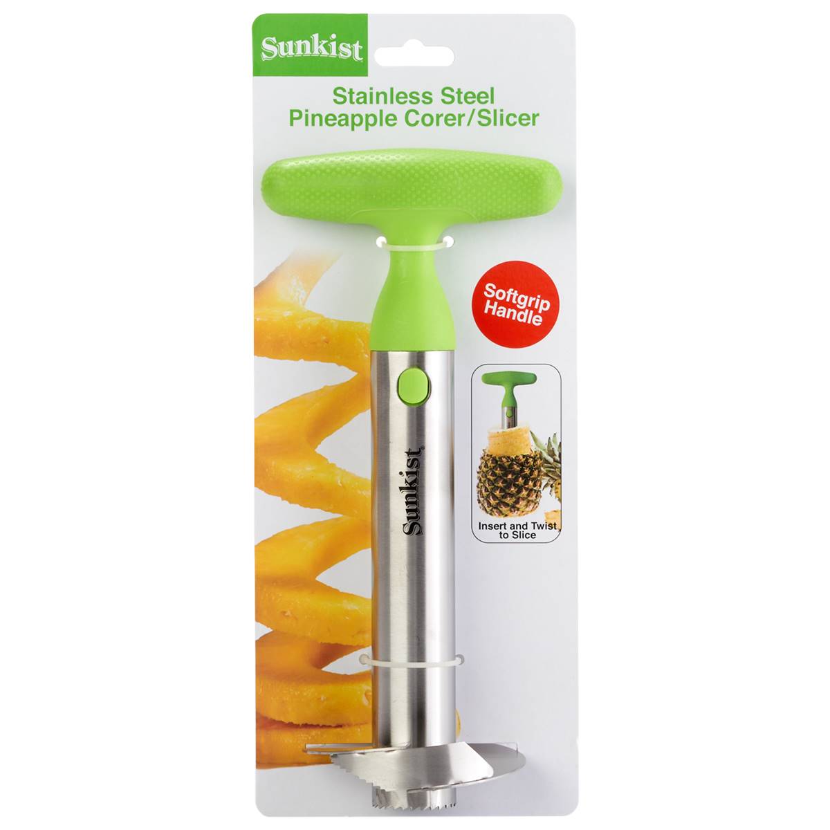 Sunkist Stainless Steel Pineapple Corer/Slicer