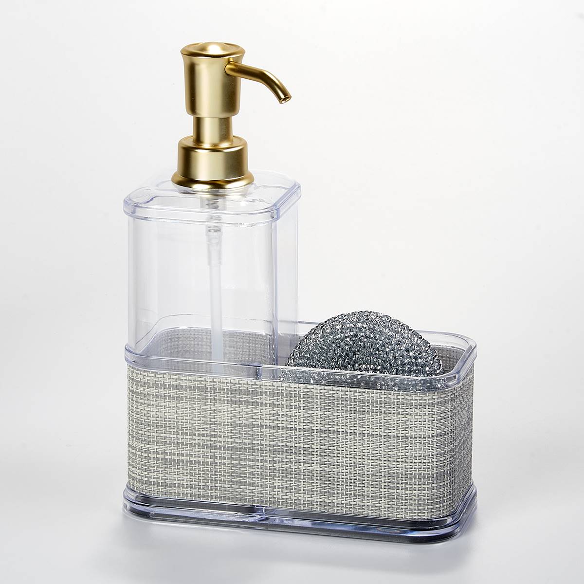 Bombay Soap Pump & Sponge Holder Set W/Sponge