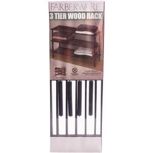 Famous Brand 3-Tier Wood Shoe Rack alternate view