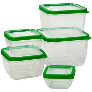 Famous Brand 10pc. Square Food Storage Set