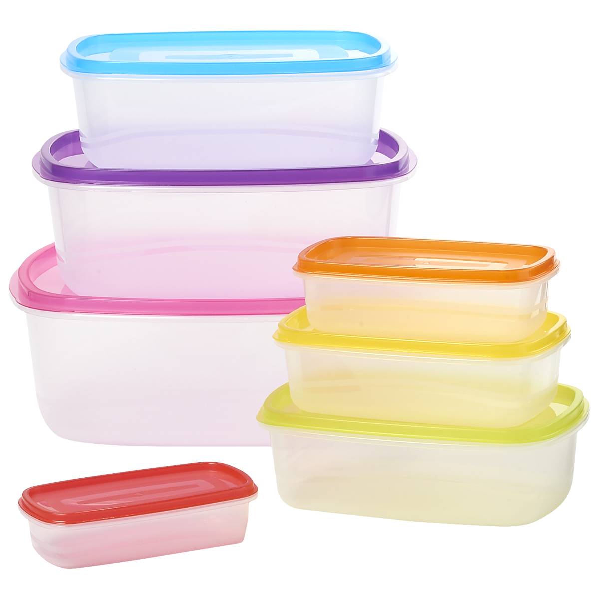 Farberware(R) 14pc. Rectangular Nested Storage Set - Rainbow