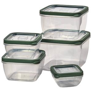 Famous Brand 10pc. Square Wheat Storage Set with Vent