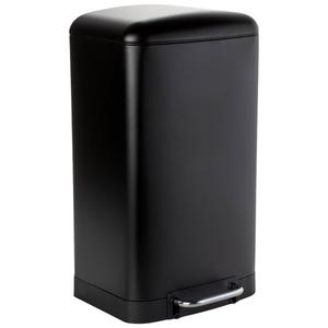 Famous Brand 40 Litre Rectangle Trash Can with Soft Close Lid alternate view