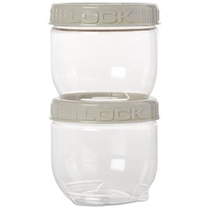 Famous Brand Stackable 16oz. Food Storage - Set of 2