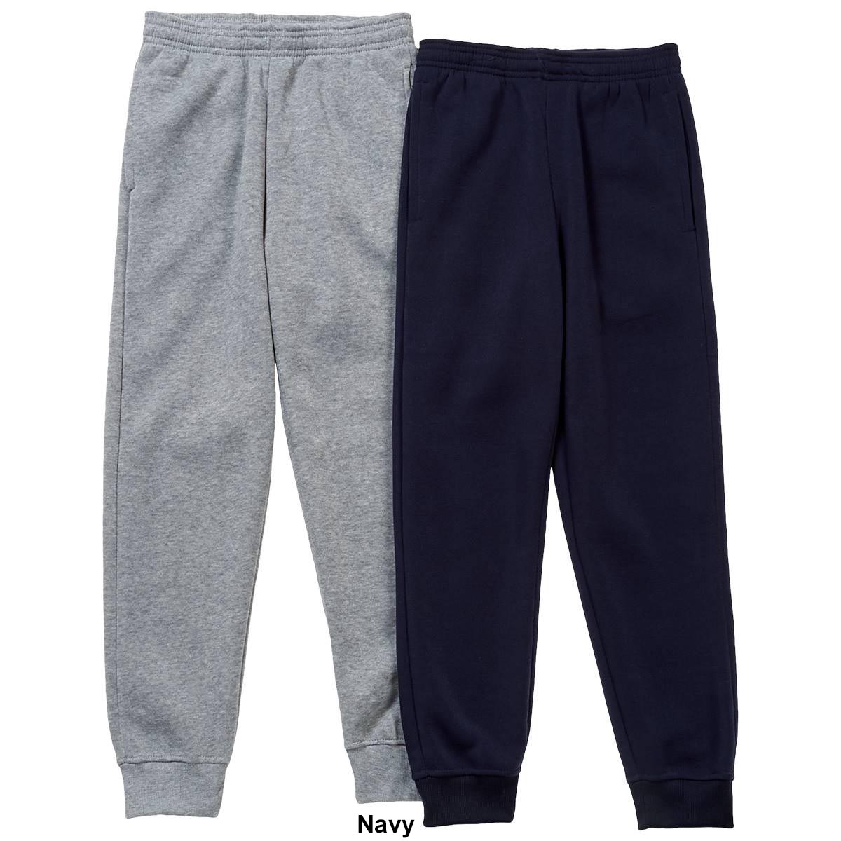 Boys (8-20) Ultra Performance 2pk. Solid Jogger Sweatpants