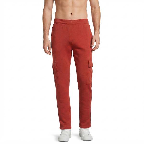 Mens Cougar(R) Sport Solid Cargo Pockets Jogger Sweatpants