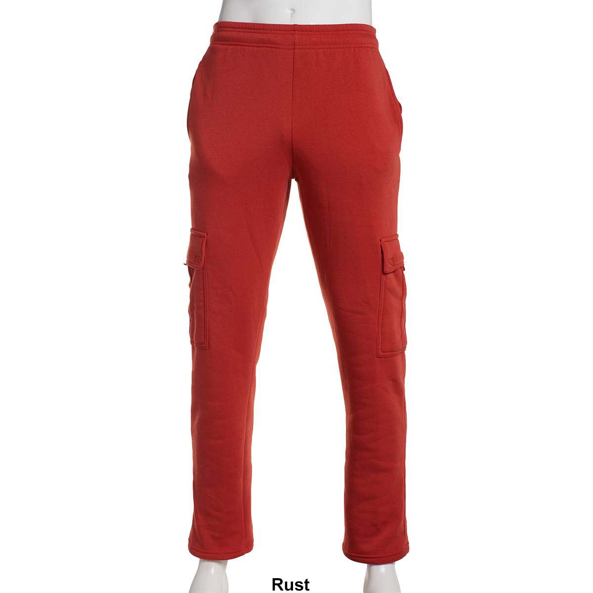 Mens Cougar(R) Sport Solid Cargo Pockets Jogger Sweatpants