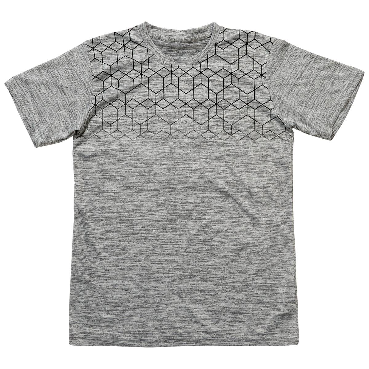 Mens Cougar(R) Sport Dry Fit Marled Tee w/ Geometric Print