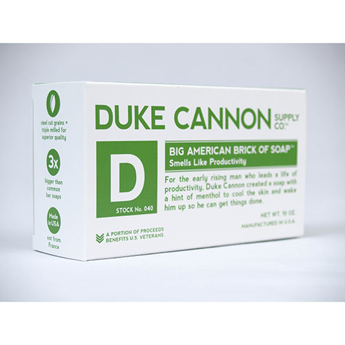 Duke Cannon Big American Brick Of Soap - Productivity