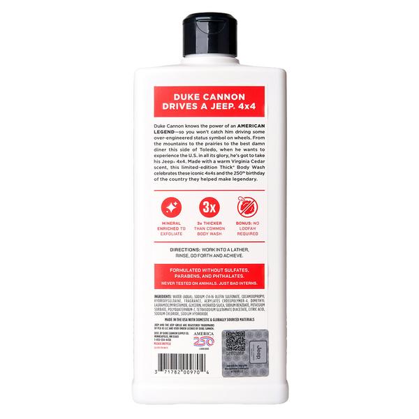 Duke Cannon Jeep American Legend Body Wash alternate view
