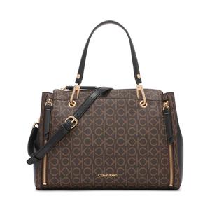 Calvin Klein Garnet Logo Satchel