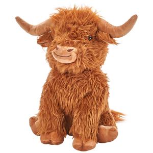 Multipet Jumbo Highland Cow Dog Toy